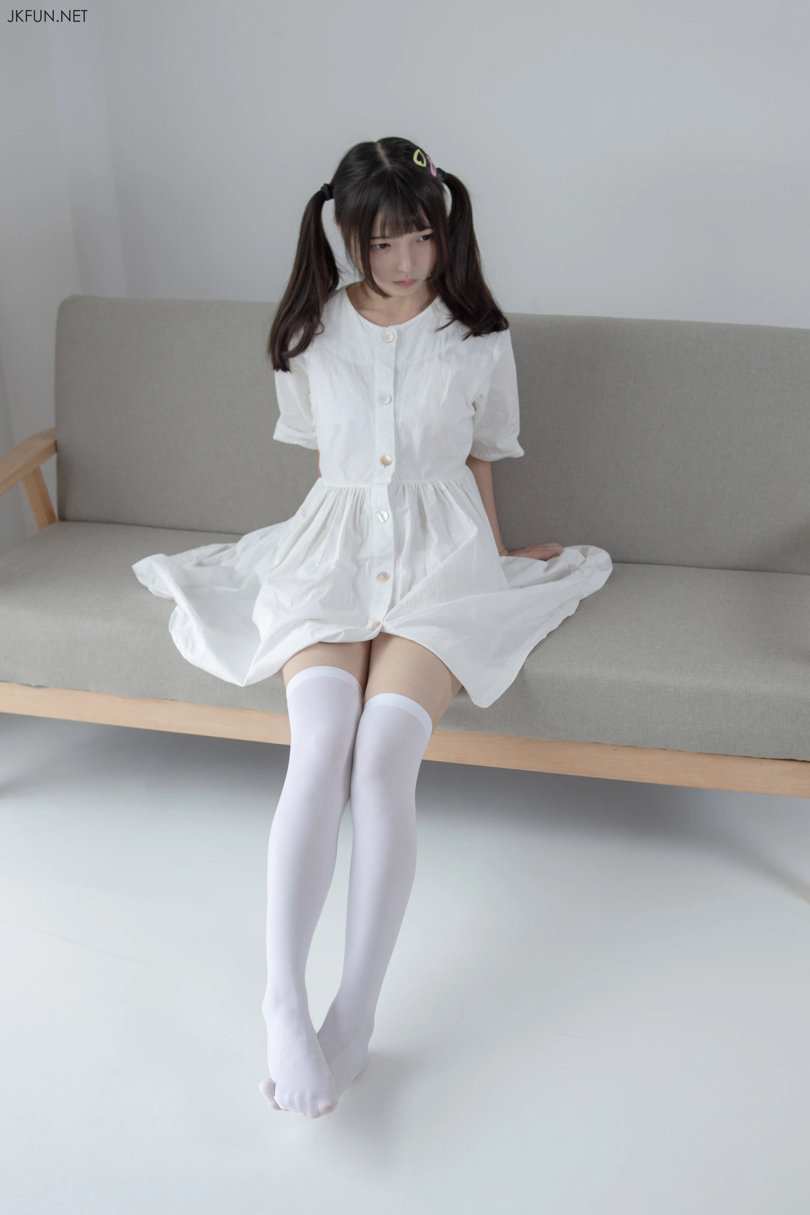 森萝财团 [JKFUN-014] 默陌 白衣飘飘的年代 [91P 1V]插图9